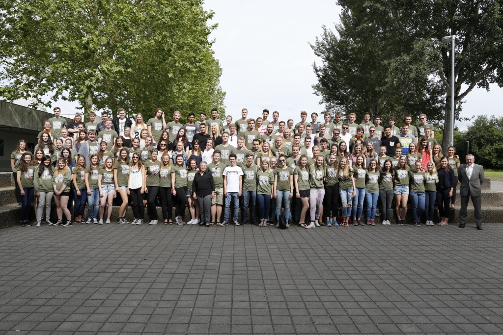 Die Abiturienten des Gymnasiums Walldorf (Foto: Helmut Pfeifer)